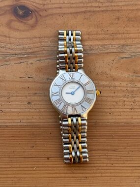 Cartier Watch stainless sapphire
